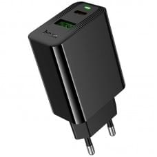 МЗП Hoco CS95A Leader PD30W+QC3.0 (1USB-A/1C) Black
