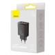 МЗП Baseus Compact Quick Charger 30W QC+PD (2USB-A/1C) (CCXJ-E) Чорний
