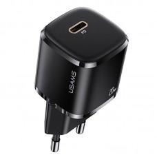 МЗП Usams US-CC124 T36 20W Super Si (1Type-C/20W) Чорний