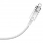 Дата кабель Baseus Explorer Type-C to Lightning 20W with Smart Temperature Control (1m) (CATS01020) White