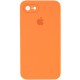 Чохол Silicone Case Square Full Camera Protective (AA) для Apple iPhone 6/6s (4.7") Помаранчевий / Papaya