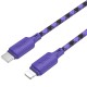 Дата кабель Hoco X116 Meridian Type-C to Lightning 27W (1m) Gradient Purple Mix