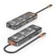 Перехідник HUB WIWU Cyber hub CB008 8 in 1 Grey