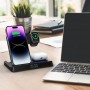 БЗП WIWU Wi-W006 5 in 1 wireless charger Black