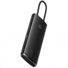 Перехідник HUB Baseus Lite Series 5in1 (Type-C to HDMI + 3xUSB 3.0 + PD) (WKQX04) Чорний