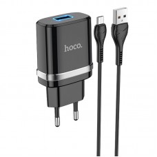 СЗУ Hoco N1 Ardent 1USB-A + USB to MicroUSB