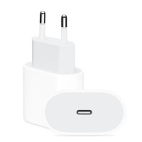 МЗП 20W Power Adapter for Apple (1USB-C) (AAA) (box) White