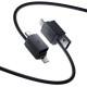 Дата кабель Baseus Versatile Two-for-Two USB/Type-C to Type-C/Lightning 60W (0.6m) (P10383000) Cosmic Black Дата кабель Baseus Versatile Two-for-Two USB/Type-C to Type-C/Lightning 60W (0.6m) (P10383000) Cosmic Black
