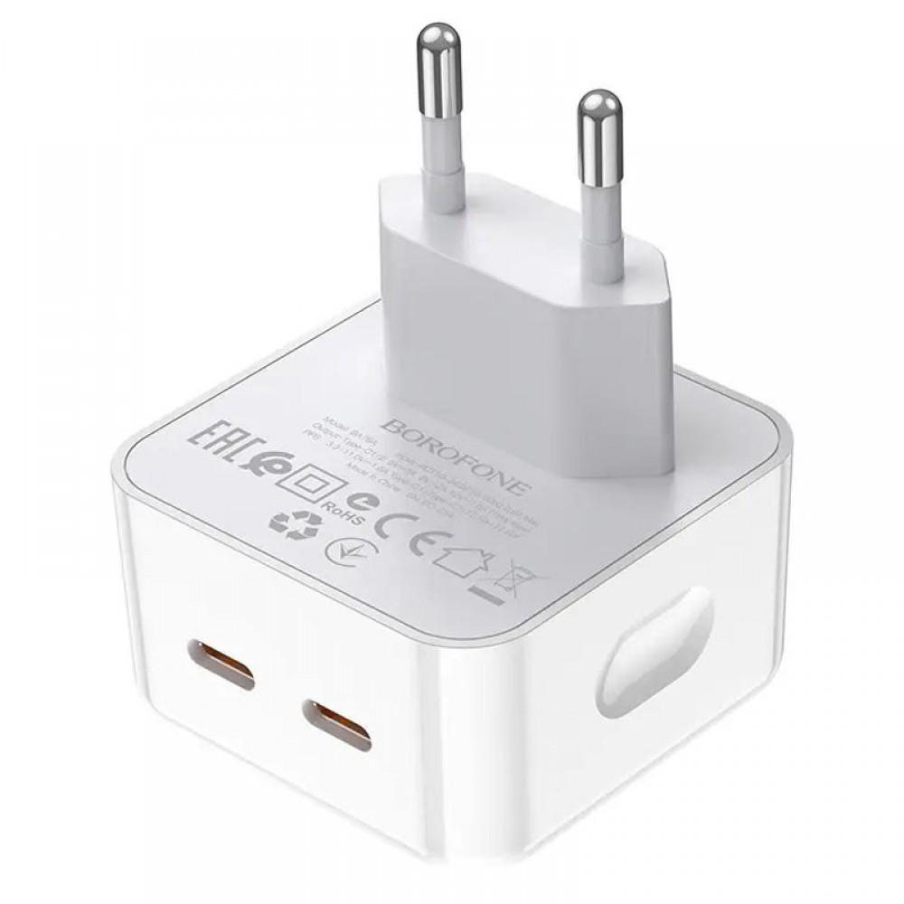 МЗП Borofone BA76A Source PD35W (2Type-C) White