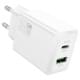 МЗП Hoco N71 Nuevo PD30W+QC3.0 (1USB-A/1C) White