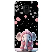 TPU чохол Demsky New Year's animals 1 для Samsung J600F Galaxy J6 (2018)