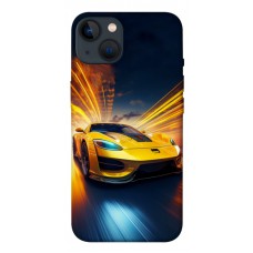 TPU чохол Demsky Yellow Porsche для Apple iPhone 13 (6.1")