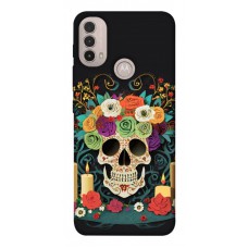 TPU чохол Demsky Skull of celebration для Motorola Moto E40