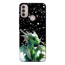 TPU чохол Demsky New Year's animals 2 для Motorola Moto E40