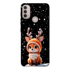 TPU чохол Demsky New Year's animals 5 для Motorola Moto E40