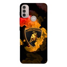 TPU чохол Demsky Lamborghini logo для Motorola Moto E40