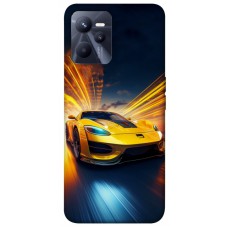 TPU чохол Demsky Yellow Porsche для Realme C35