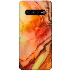 TPU чохол Demsky Червоний корал мармур для Samsung Galaxy S10