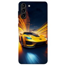 TPU чохол Demsky Yellow Porsche для Samsung Galaxy S21+