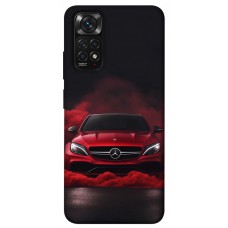 TPU чохол Demsky Red Mercedes для Xiaomi Redmi Note 11 (Global) / Note 11S