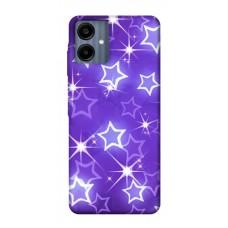 TPU чохол Demsky Purple sparkles для Samsung Galaxy A06