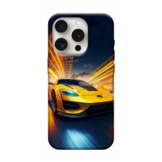 TPU чохол Demsky Yellow Porsche для Apple iPhone 16 Pro Max (6.9")