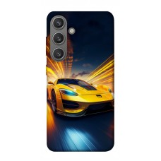 TPU чохол Demsky Yellow Porsche для Samsung Galaxy S24+