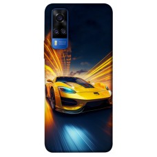 TPU чохол Demsky Yellow Porsche для Vivo Y51a