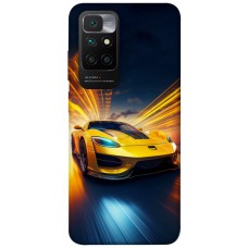 TPU чохол Demsky Yellow Porsche для Xiaomi Redmi 10