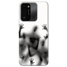 TPU чохол Demsky Shadows of horror для TECNO Spark 8C