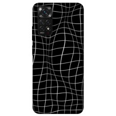 TPU чохол Demsky Warped grid для Xiaomi Redmi Note 11 (Global) / Note 11S