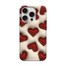 TPU чохол Demsky Випуклі серця для Apple iPhone 16 Pro (6.3")