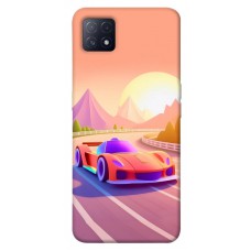 TPU чехол Demsky Машинка на заході сонця для Oppo A72 5G / A73 5G