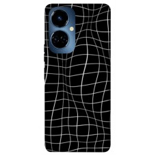 TPU чохол Demsky Warped grid для TECNO Camon 19 (CI6n) / 19 Pro (CI8n)