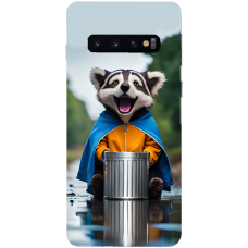 TPU чохол Demsky Єнот (Raccoon) для Samsung Galaxy S10+