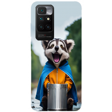 TPU чохол Demsky Єнот (Raccoon) для Xiaomi Redmi 10