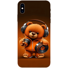 TPU чохол Demsky ведмежа меломан 2 (bear listening music) для Apple iPhone xs