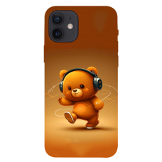 TPU чохол Demsky ведмежа меломан 3 (bear listening music) для Apple iPhone 11