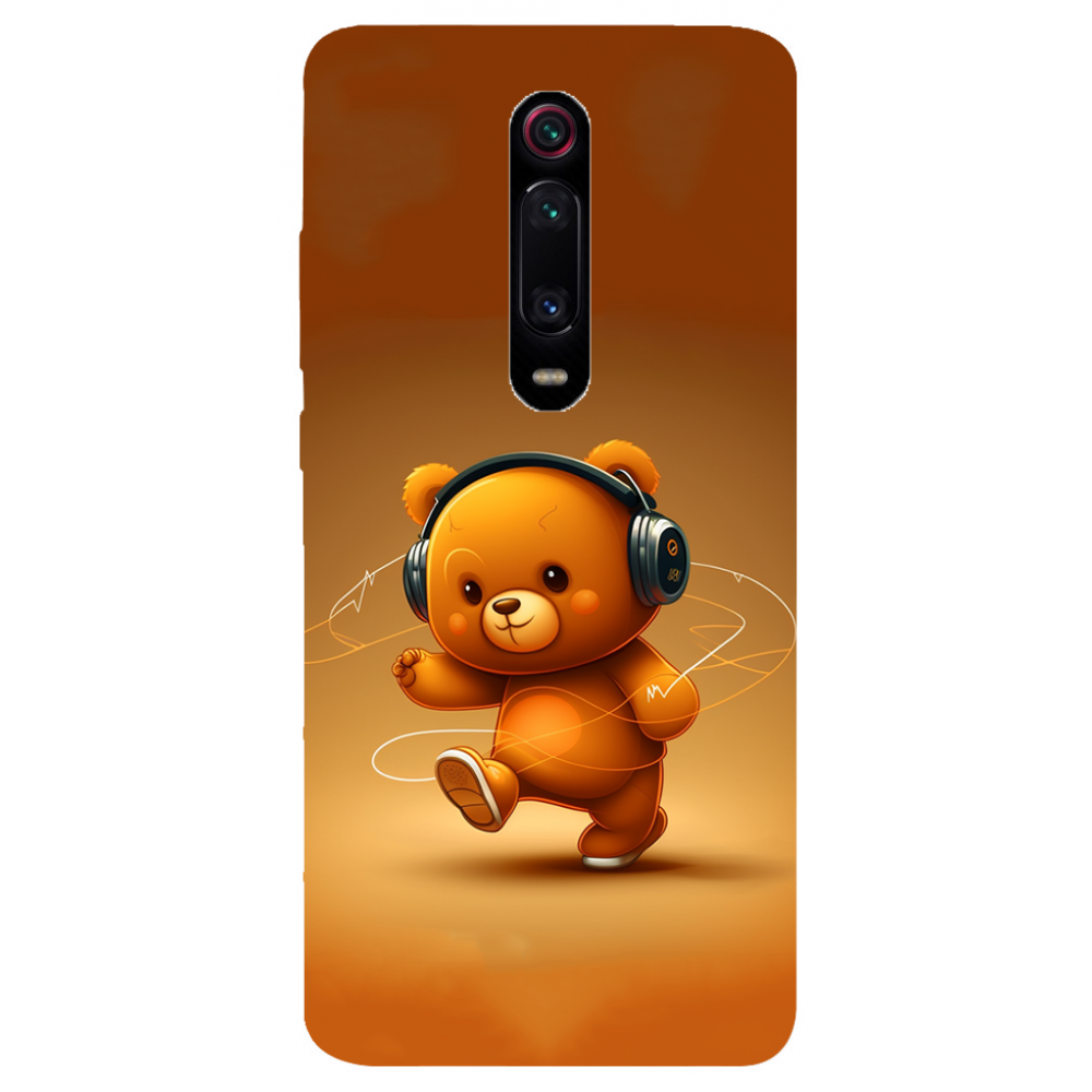 TPU чохол Demsky ведмежа меломан 3 (bear listening music) для Xiaomi Redmi K20 / K20 Pro / Mi9T / Mi9T Pro