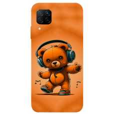 TPU чохол Demsky ведмежа меломан (bear listening music) для Huawei P40 Lite