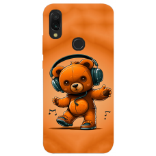 TPU чохол Demsky ведмежа меломан (bear listening music) для Xiaomi Redmi 7