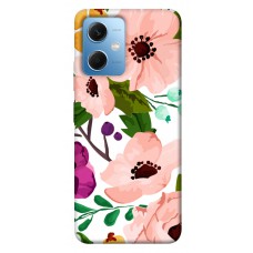 TPU чохол Demsky Акварельные цветы для Xiaomi Poco X5 5G
