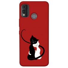 TPU чохол Demsky Влюбленные коты для Nokia G11 Plus
