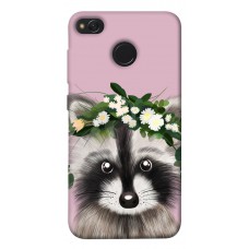 TPU чохол Demsky Raccoon in flowers для Xiaomi Redmi 4X