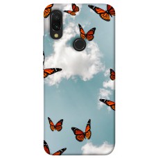 TPU чохол Demsky Summer butterfly для Xiaomi Redmi 7