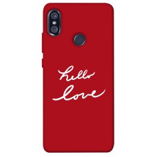 TPU чохол Demsky Hello love для Xiaomi Redmi Note 5 Pro / Note 5 (AI Dual Camera)