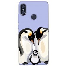 TPU чохол Demsky Penguin family для Xiaomi Redmi Note 5 Pro / Note 5 (AI Dual Camera)