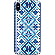 TPU чохол Demsky Синя вишиванка для Apple iPhone X (5.8")