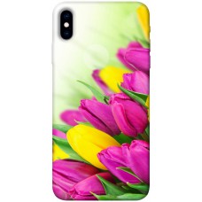 TPU чохол Demsky Красочные тюльпаны для Apple iPhone XS (5.8")