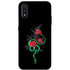 TPU чохол Demsky Snake in flowers для Samsung Galaxy A01